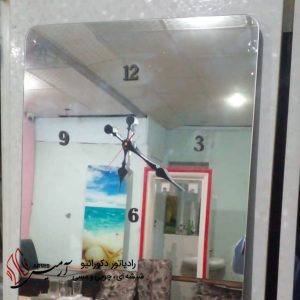 رادیاتور دکوراتیو آینه ای ساعت دار