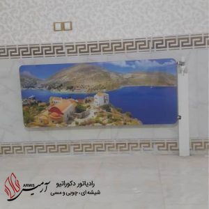 رادیاتور دکوراتیو شیشه ای چاپی A4